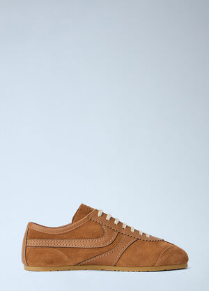 Dries Van Noten Suede Panel Sneakers Brown dvn0265026