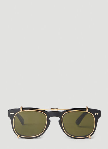 Gucci GG0182S Round Sunglasses Black guc0152265