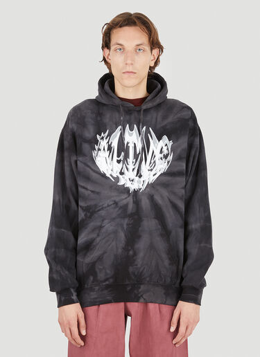 Alive & More Vinyl Dyed Hooded Sweatshirt Black aam0146006