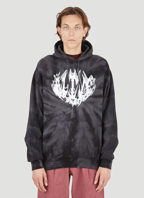 Alive & More Vinyl Dyed Hooded Sweatshirt Beige aam0146014