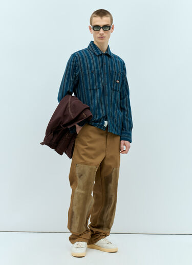 Dickies Hope 条纹衬衫 蓝色 dks0154007