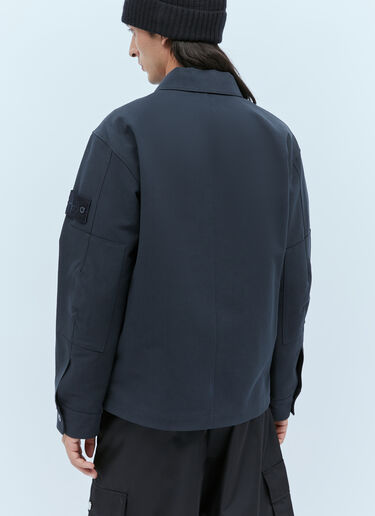 Ghost Compass Patch Overshirt Stone Island Ghost Compass Patch Overshirt Navy sto0154037