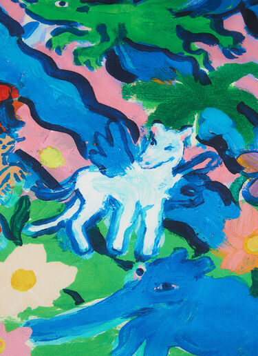 Marni x Flaminia Veronesi Unicorn 围巾 蓝色 mni0251019