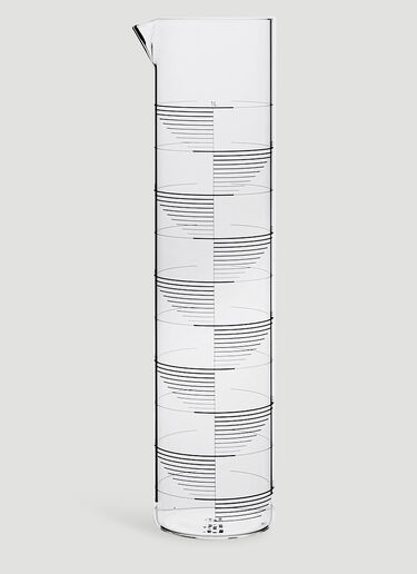 Tre Product Rectangular Striped 1L Carafe White wps0639607
