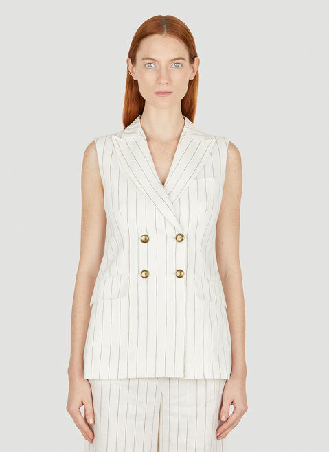 Jacquemus Quebec Sleeveless Waistcoat Beige jac0248040