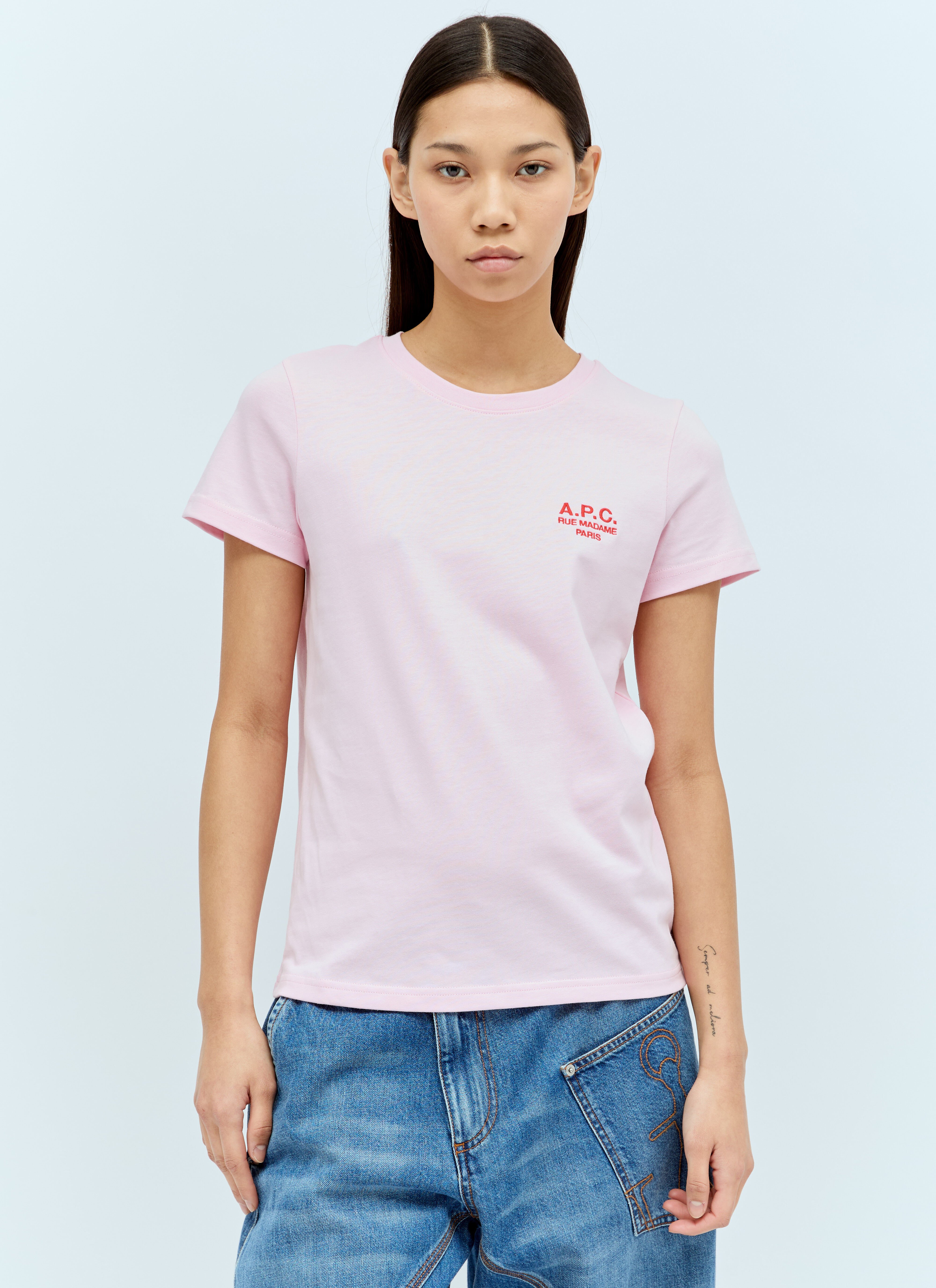 A.P.C. 데니즈 티셔츠 브라운 apc0256001