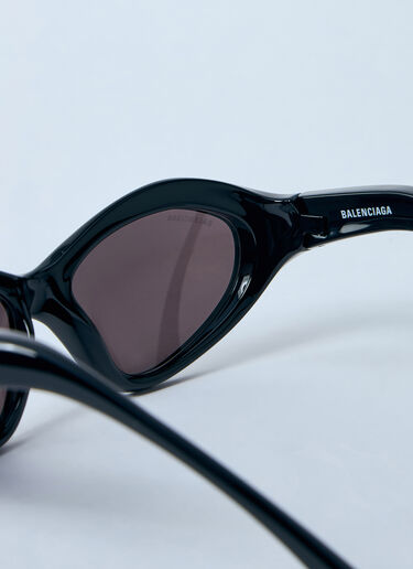 Balenciaga Orbit Cat Sunglasses Black bcs0260003