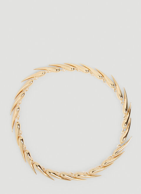 Balenciaga Chilli Necklace Silver bal0252104