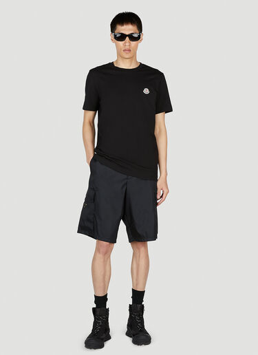 Moncler Logo Patch T-Shirt Black mon0151020
