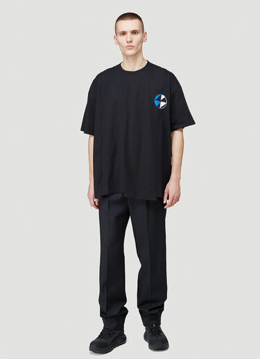 Reconstructed Split Logo T-Shirt The Salvages Reconstructed Split Logo T-Shirt Black slv0144003