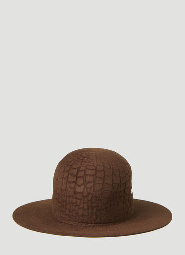 Flapper Anouk Wide Brim Hat Brown fla0245010