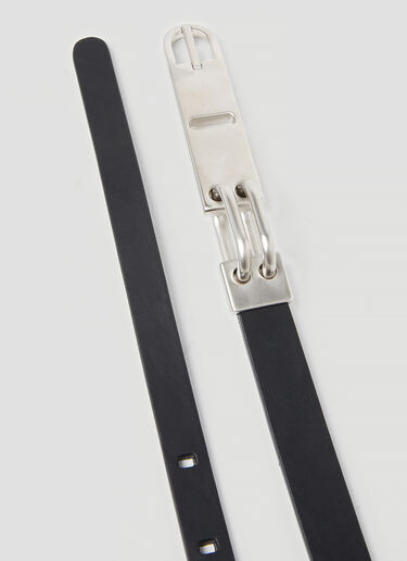 Rick Owens Tongue Leather Belt Black ric0153035