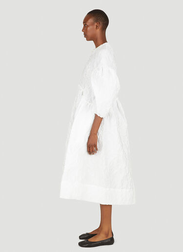 Simone Rocha Signature Sleeve Smock Dress Ivory sra0250007