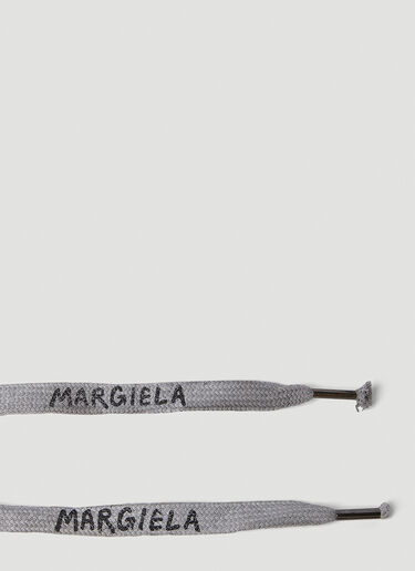 Maison Margiela 로고 프린트 신발 끈 화이트 mla0251042