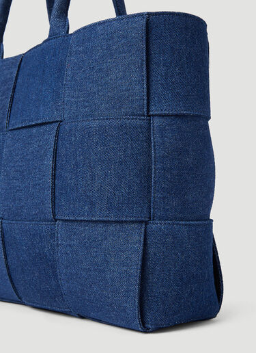 Bottega Veneta Arco Denim Tote Bag Blue bov0352007