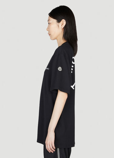 7 Moncler Fragment Logo T-Shirt Black mfr0354005