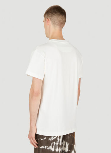 Jil Sander 로고 프린트 T-셔츠 3벌 세트 화이트 jsp0149012