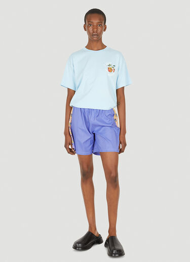 Sky High Farm Gradient Woven Swim Shorts Purple skh0348018