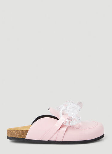 JW Anderson Chain Backless Loafers Pink jwa0247038
