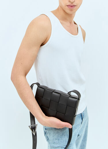 Bottega Veneta Cassette Crossbody Bag Black bov0153025