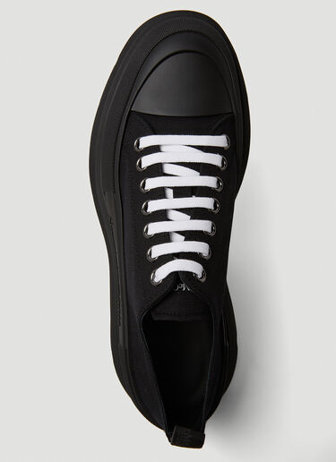 Alexander McQueen 织物鞋面和橡胶 黑 amq0150028