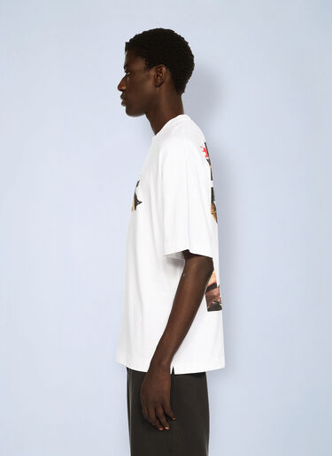 Paint Arrow Skate Logo T-Shirt Off-White Paint Arrow Skate Logo T-Shirt White ofw0162025