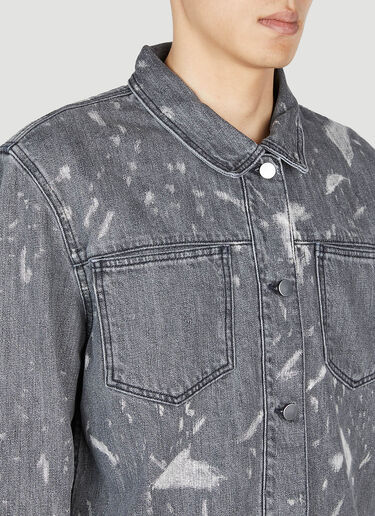 LN-CC x Non Pocket Bleached Denim Jacket Grey non0152004