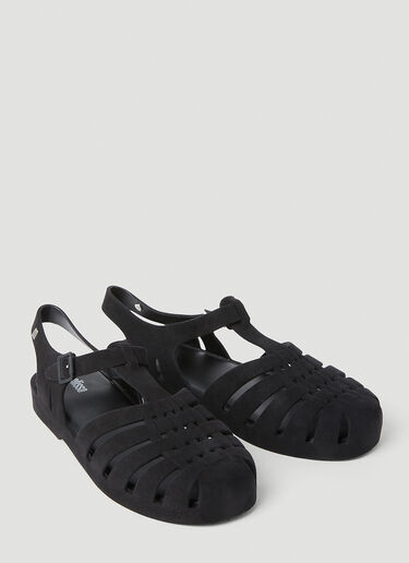 Melissa Possession Velvet Sandals Black mls0254005