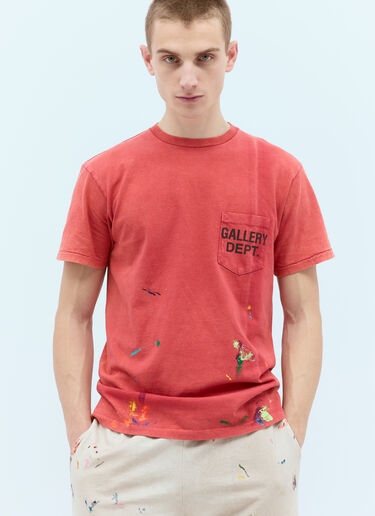 Gallery Dept. Vintage Logo Print T-Shirt Red gdp0153029