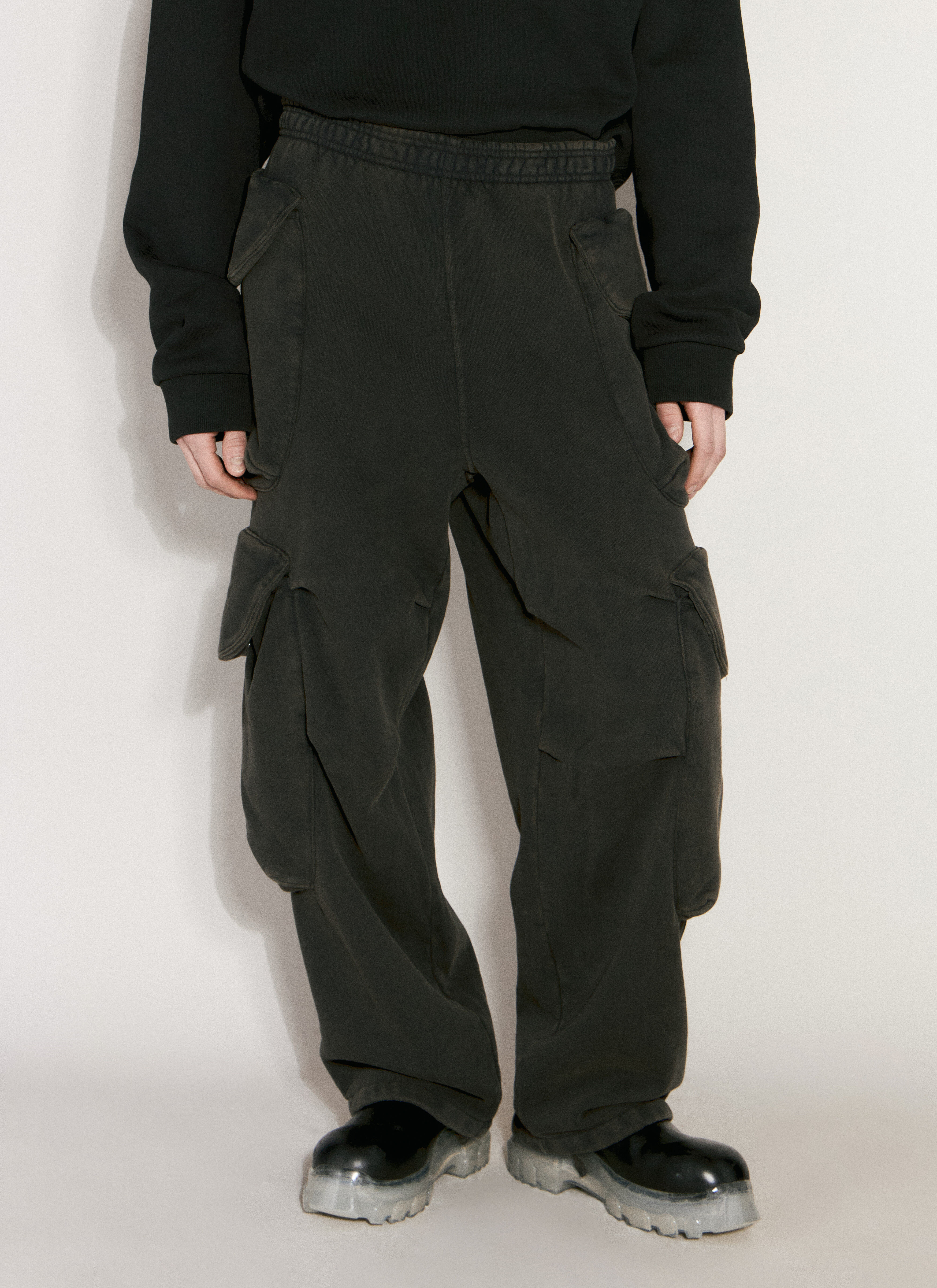 Entire Studios Men's' Heavy Gocar Cargo Pants in Black | LN-CC®