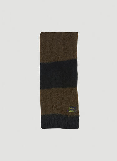 Raf Simons Stripe Scarf Black raf0150019