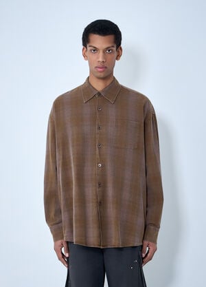 Our Legacy Borrowed Shirt Brown our0164013