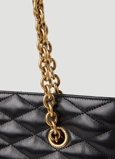 Saint Laurent Quilted Shoulder Bag Black sla0252076