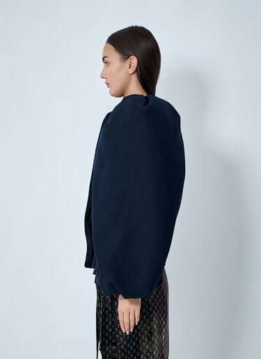Puff-Sleeve Jacket Dries Van Noten Puff-Sleeve Jacket Navy dvn0262019