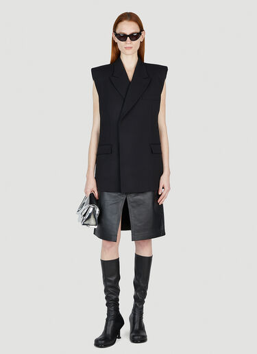 VTMNTS Tailored Sleeveless Blazer Black vtm0351001