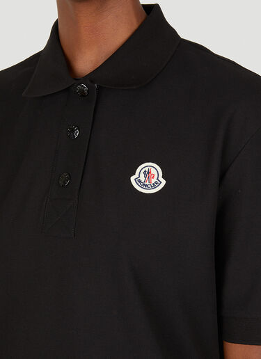 Moncler 徽标贴饰 Polo 衫 黑色 mon0249017