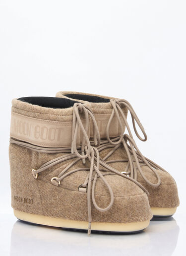 Moon Boot Icon Low Felt Boots Beige mnb0360006