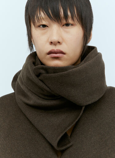 TOTEME Long Doublé Scarf Brown tot0254022