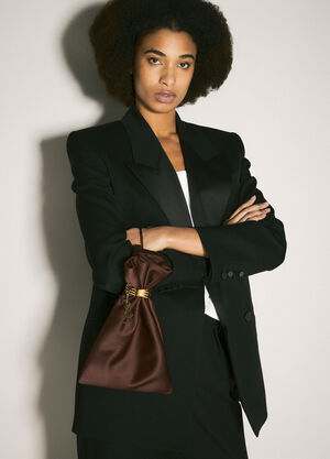 Prada Evening Pouch Brown pra0258028