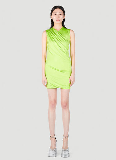 Versace Draped Dress Green vrs0251012