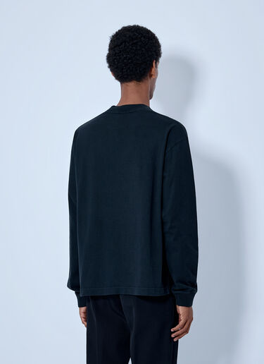 Prada Crewneck Long Sleeve Sweatshirt Black pra0166208