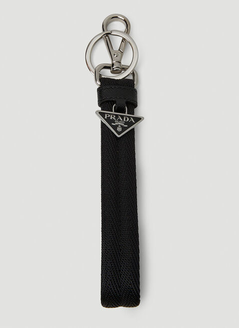 Burberry Nylon Tape Keychain Black bur0152028