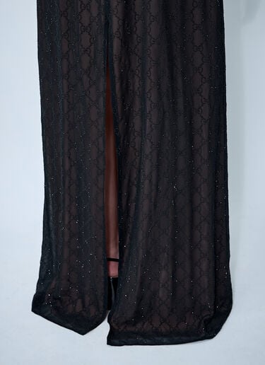 Silk Maxi Dress Gucci Silk Maxi Dress Black guc0261096