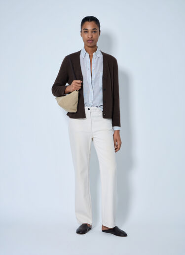 LN-CC® - The Row: Ovidia Cardigan - Brown The Row Ovidia Cardigan Brown row0265004