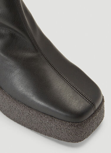 Stella McCartney Faux-Leather Platform Boots Black stm0241021