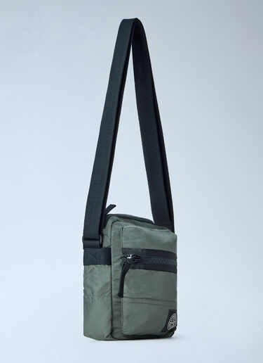 LN-CC® - Stone Island: Compact Crossbody Bag - Green Stone Island Compact Crossbody Bag Green sto0165030