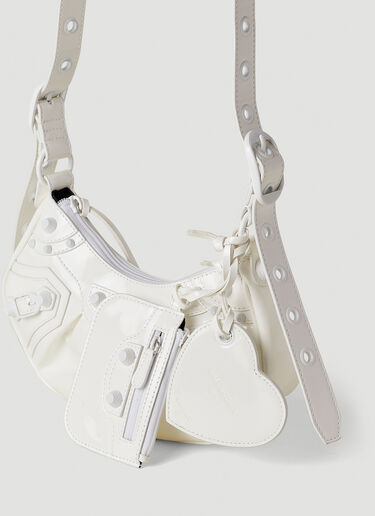 Balenciaga Le Cagole XS Shoulder Bag White bal0251102