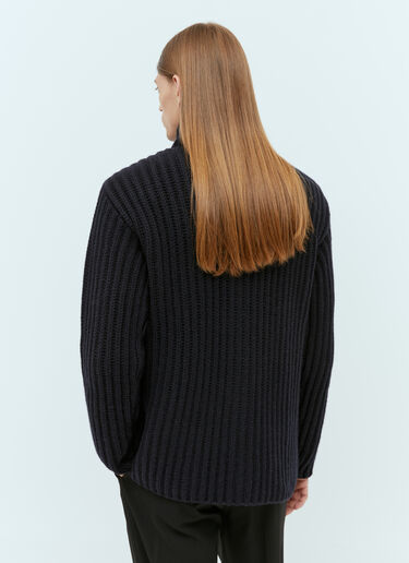 The Row Malen Cashmere Cardigan Black row0154005