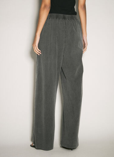 Alexander Wang High Rise Relaxed Track Pants Grey awg0258005