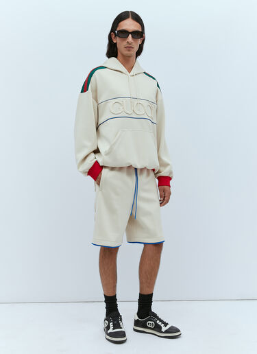 Gucci 네오프렌 웹 스웨트셔츠 베이지 guc0153024